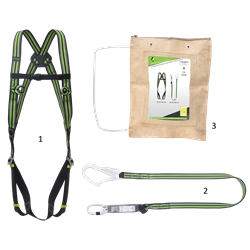 KRATOS SCAFFOLDER KIT, Scaffolder Kit with a harness and an energy absorbing webbing lanyard FA8000200